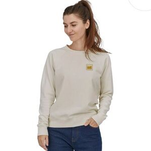 NWOT Patagonia Alpine Icon Regenerative Organic Certified Cotton Crew Sweatshirt